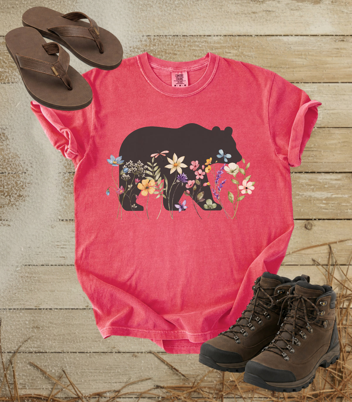 Bear in the Meadow Tee