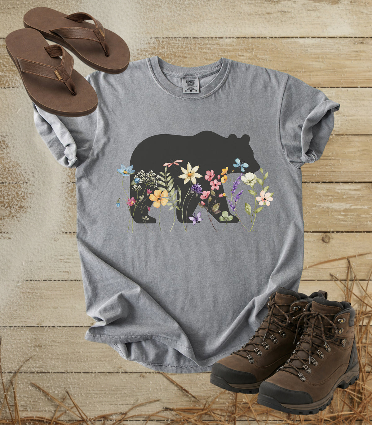 Bear in the Meadow Tee