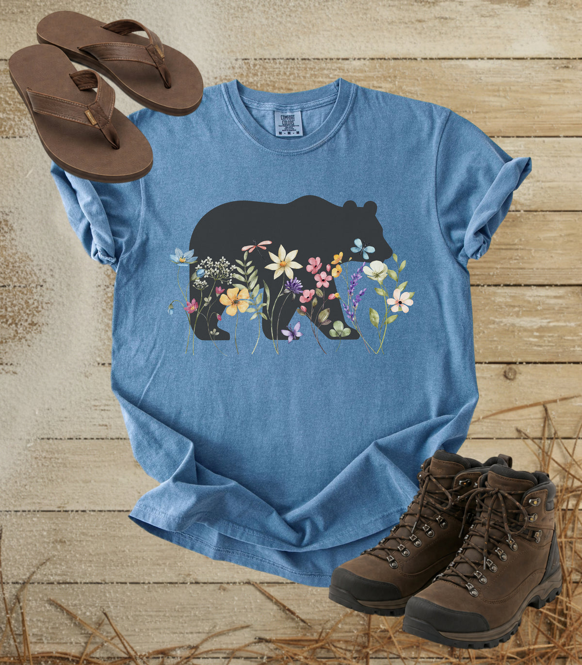 Bear in the Meadow Tee