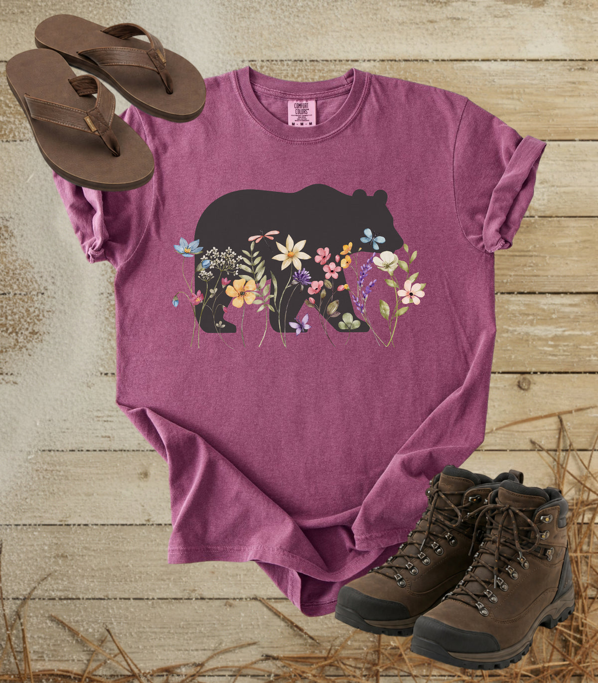 Bear in the Meadow Tee