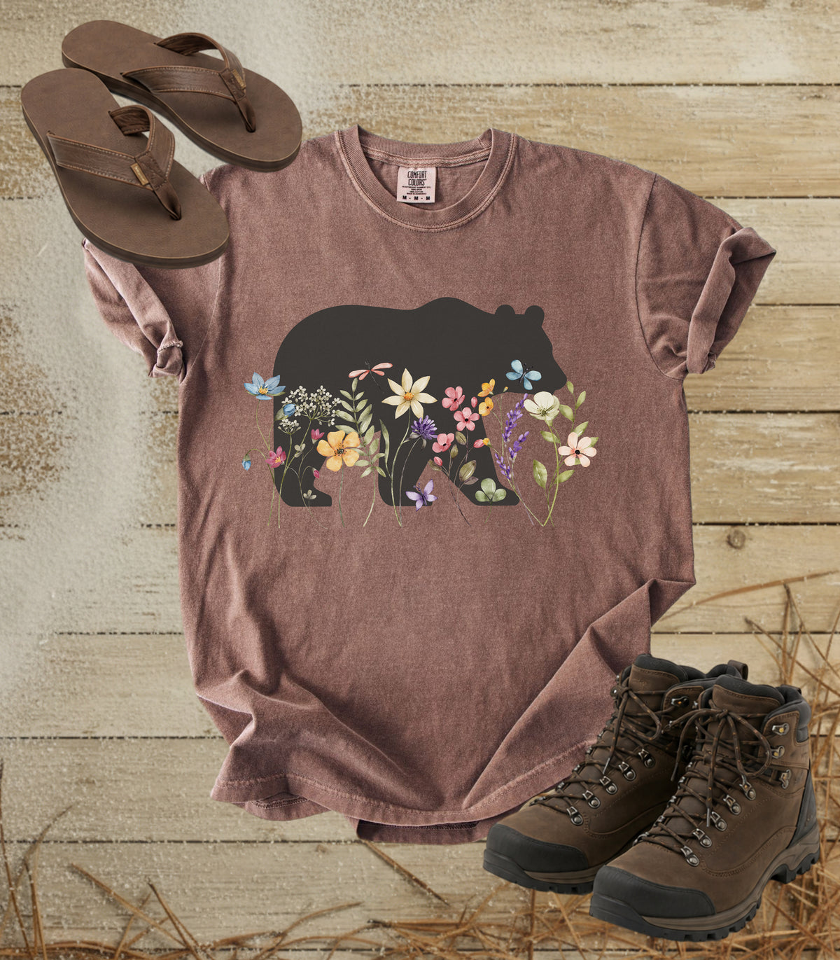 Bear in the Meadow Tee