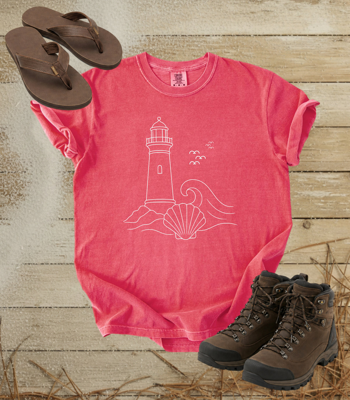 Lighthouse & Shell Tee