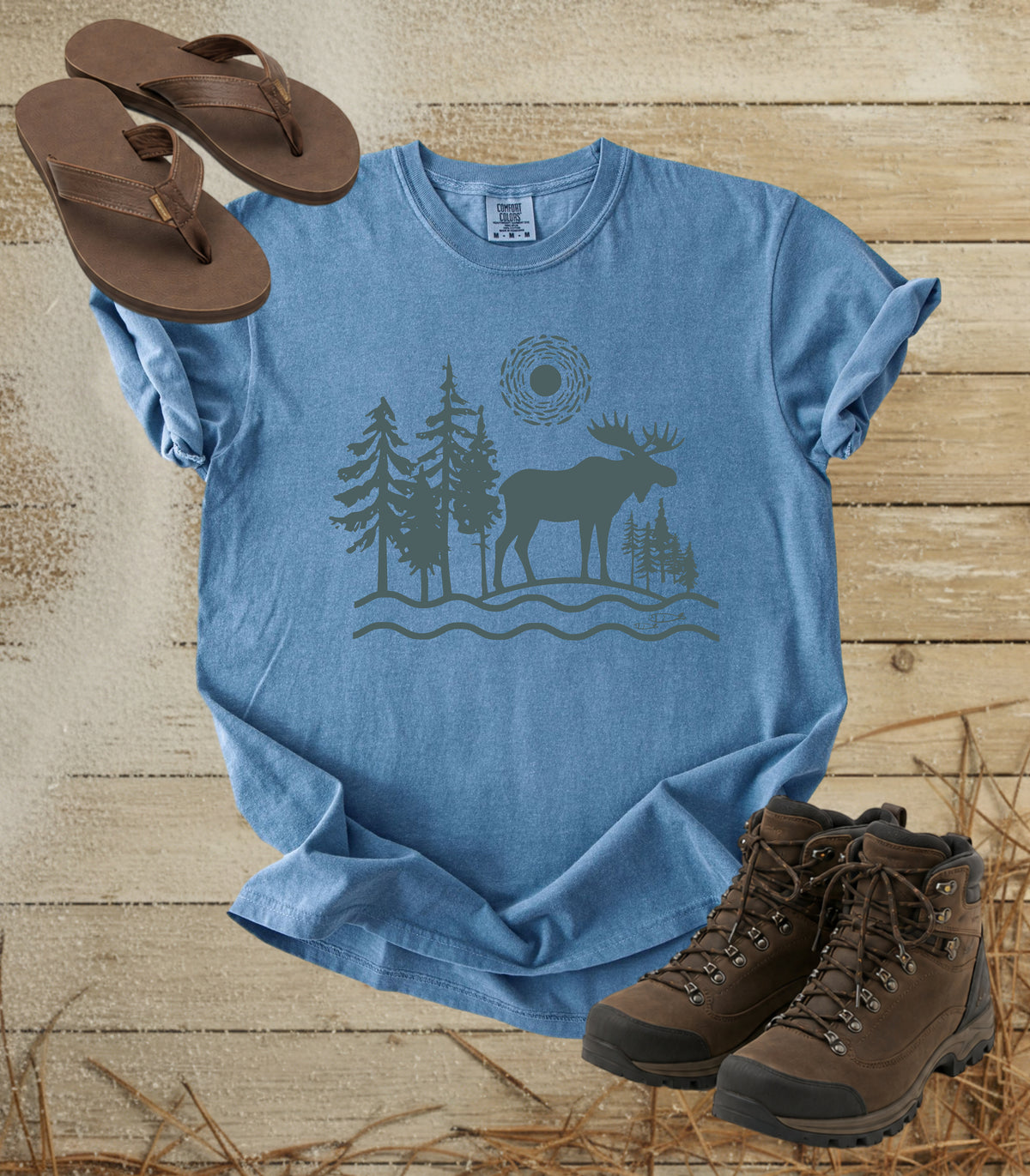 Moose in the Sun Tee