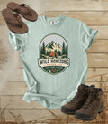 Wild Horizons Outdoor Club T-Shirt — Vintage Mountain Camping Graphic Tee