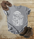 Mushroom Patch T-Shirt — Vintage Botanical Fungi Graphic Tee