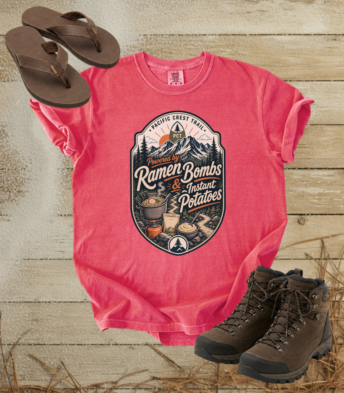 Ramen Bombs & Instant Potatoes - Pacific Crest Trail Tee