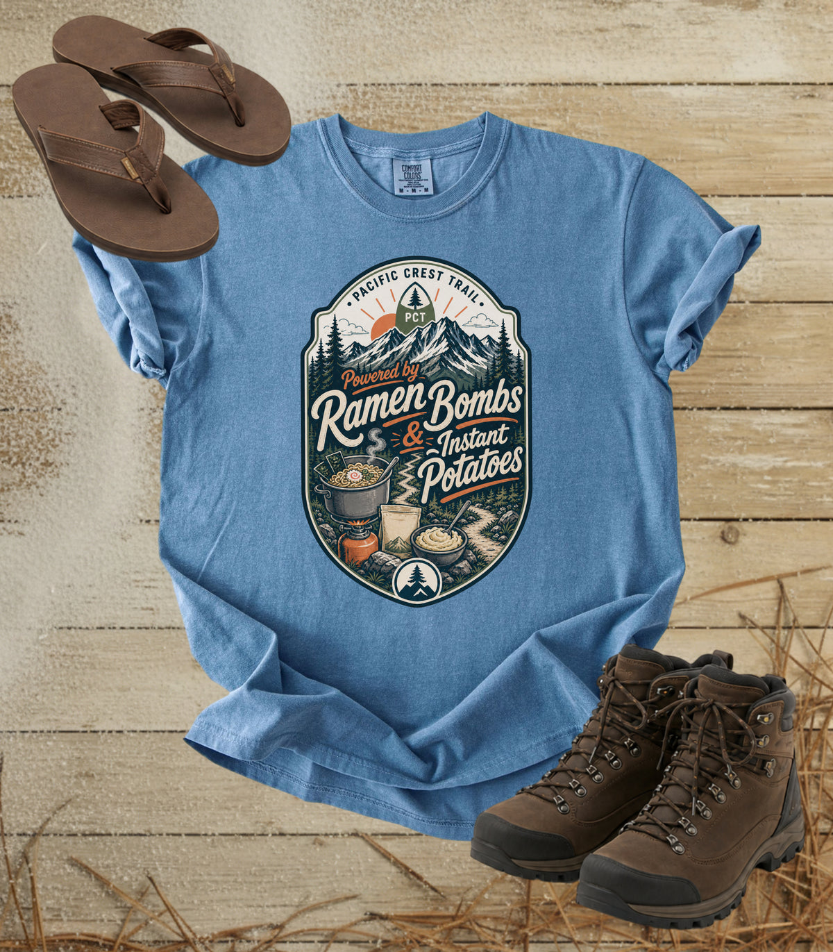 Ramen Bombs & Instant Potatoes - Pacific Crest Trail Tee