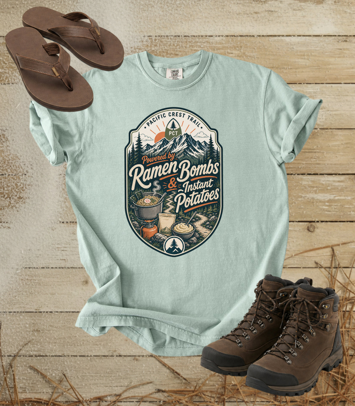 Ramen Bombs & Instant Potatoes - Pacific Crest Trail Tee