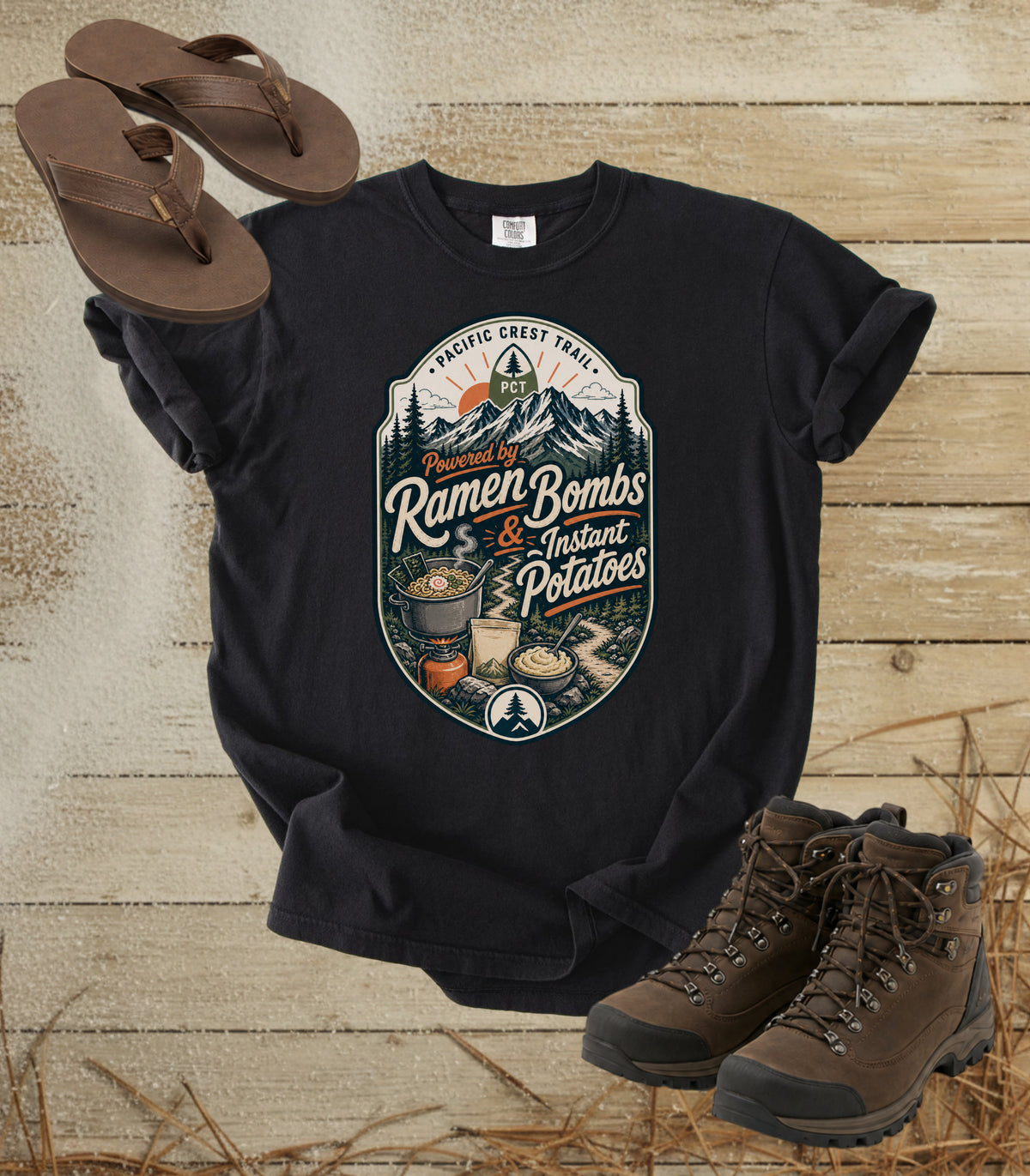 Ramen Bombs & Instant Potatoes - Pacific Crest Trail Tee