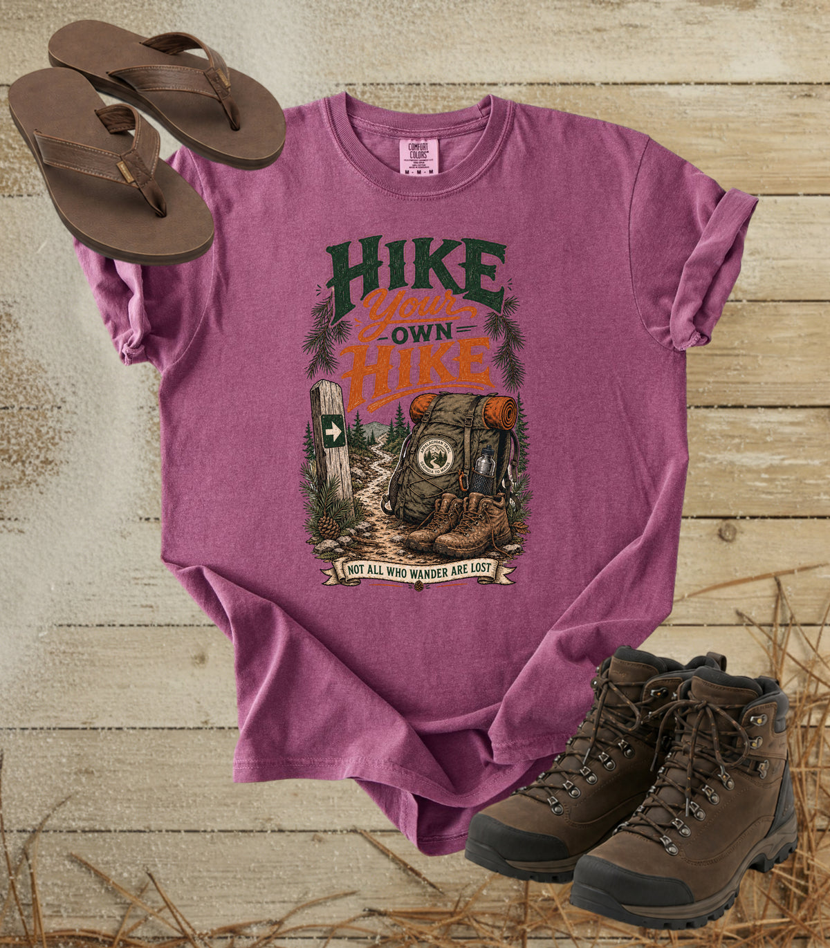 Hike Your Own Hike T-Shirt — Appalachian Trail Outdoor Hiking Graphic Tee