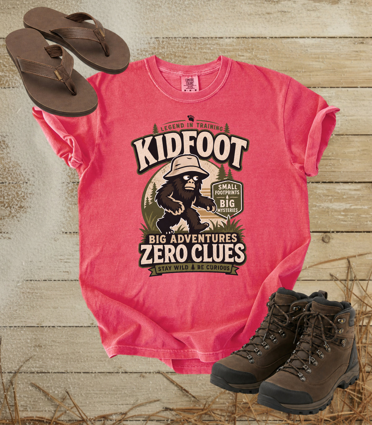 Kidfoot: Big Adventures Zero Clues Tee