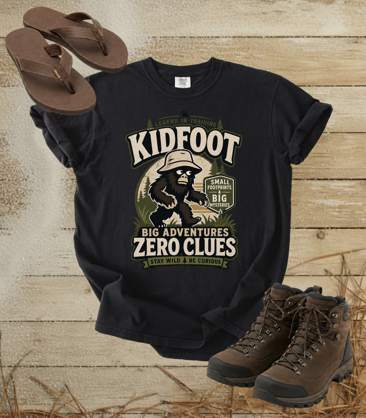 Kidfoot: Big Adventures Zero Clues Tee