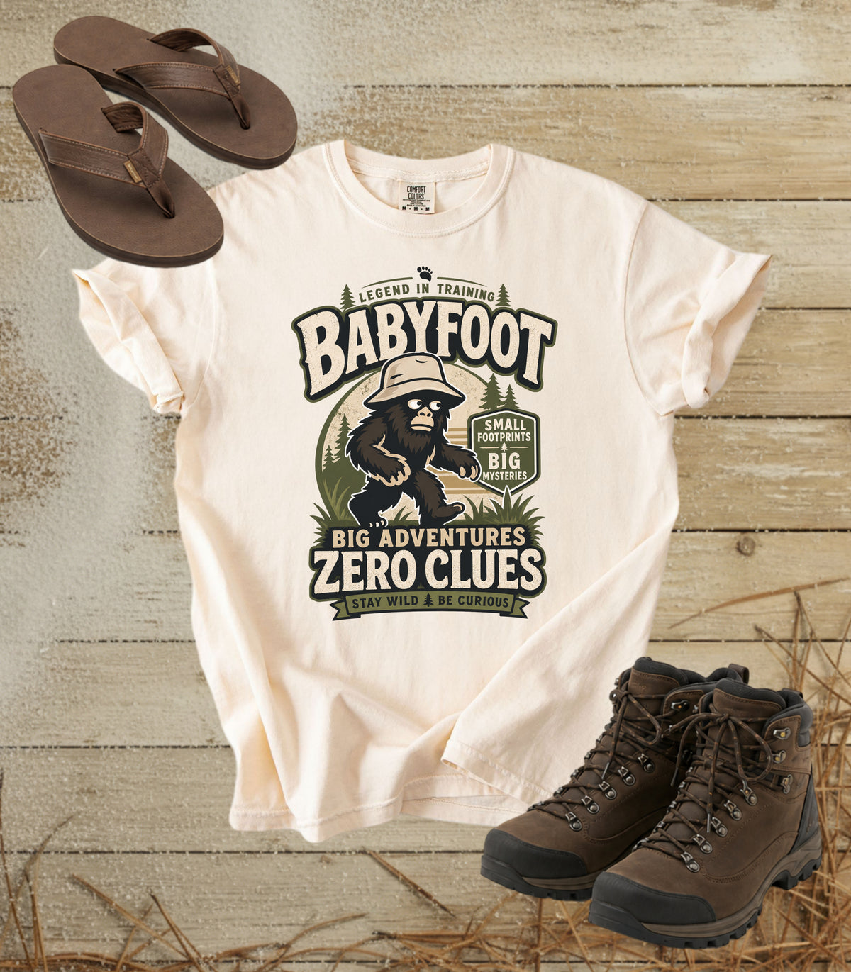 Babyfoot — Big Adventures, Zero Clues Tee