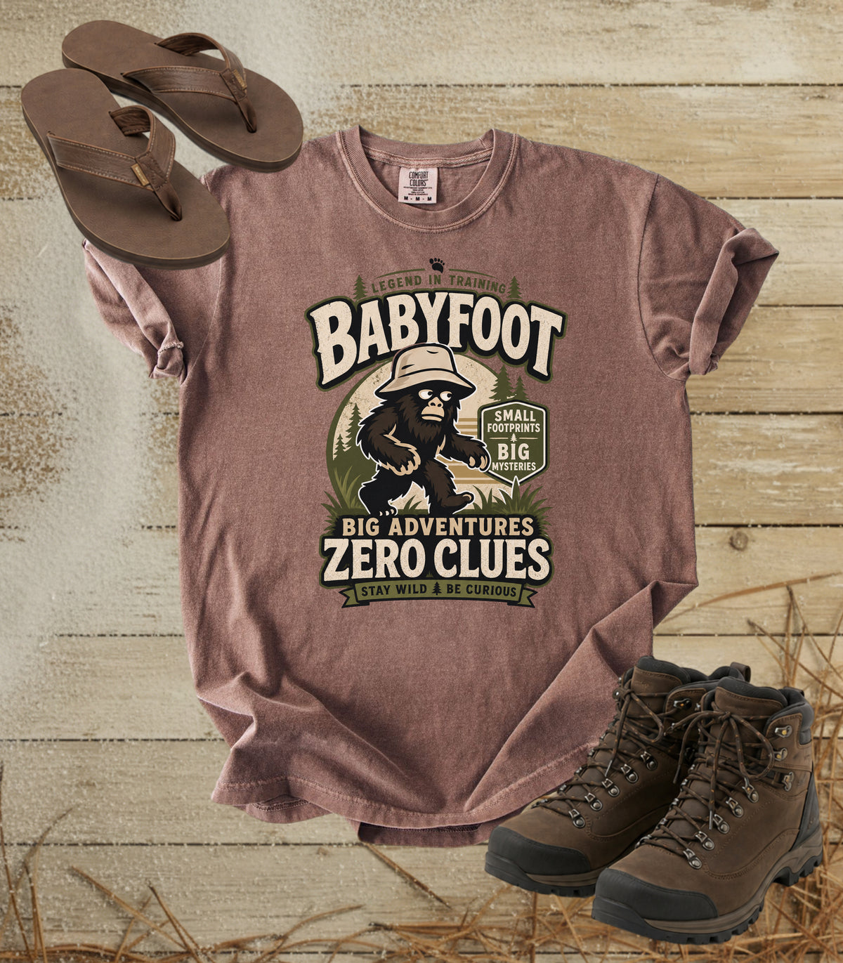 Babyfoot — Big Adventures, Zero Clues Tee