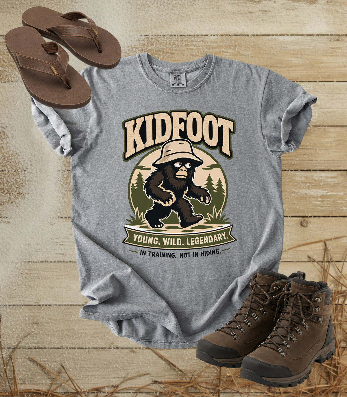 Kidfoot — Young, Wild, Legendary Tee