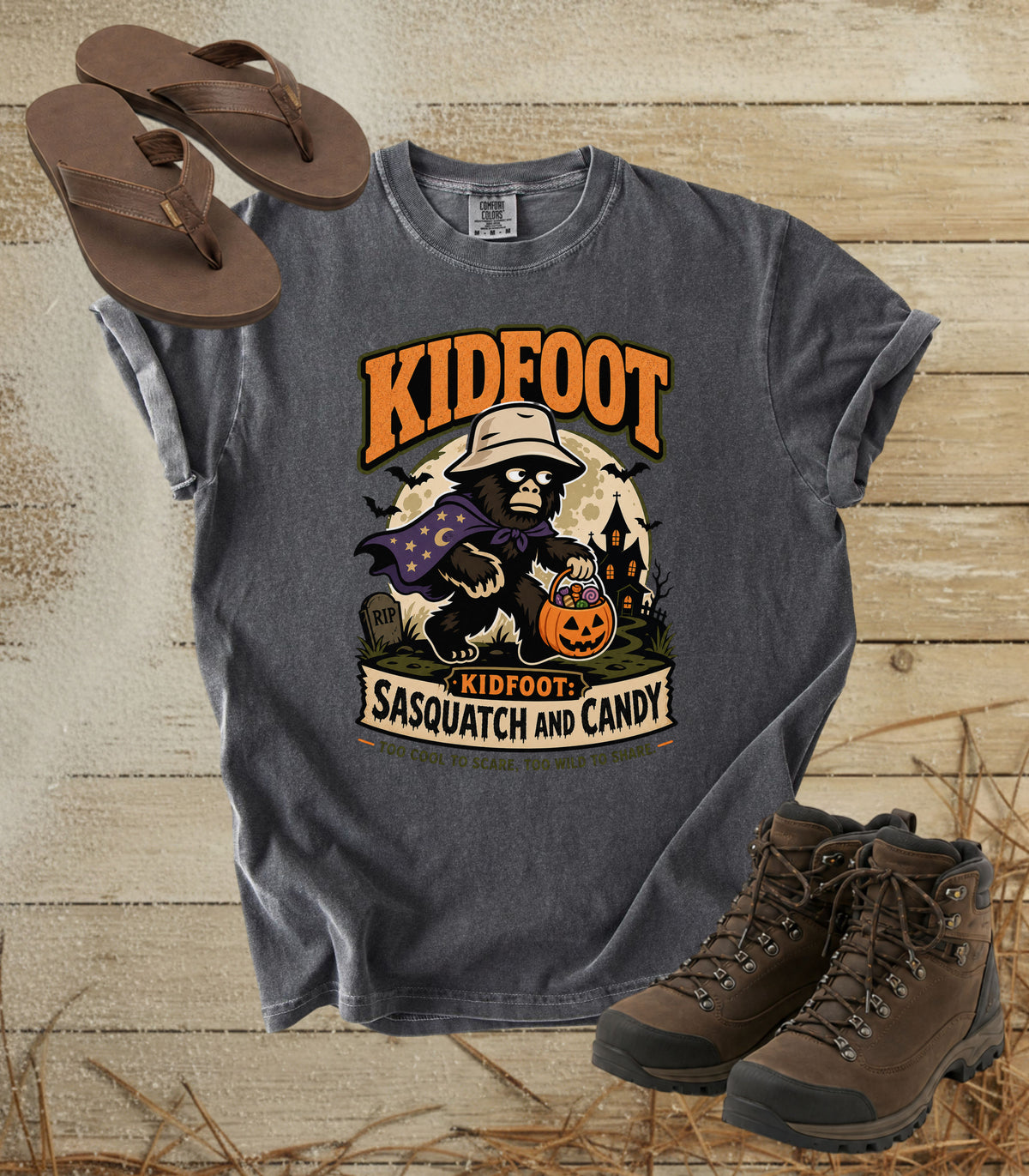 Kidfoot — Sasquatch and Candy Tee