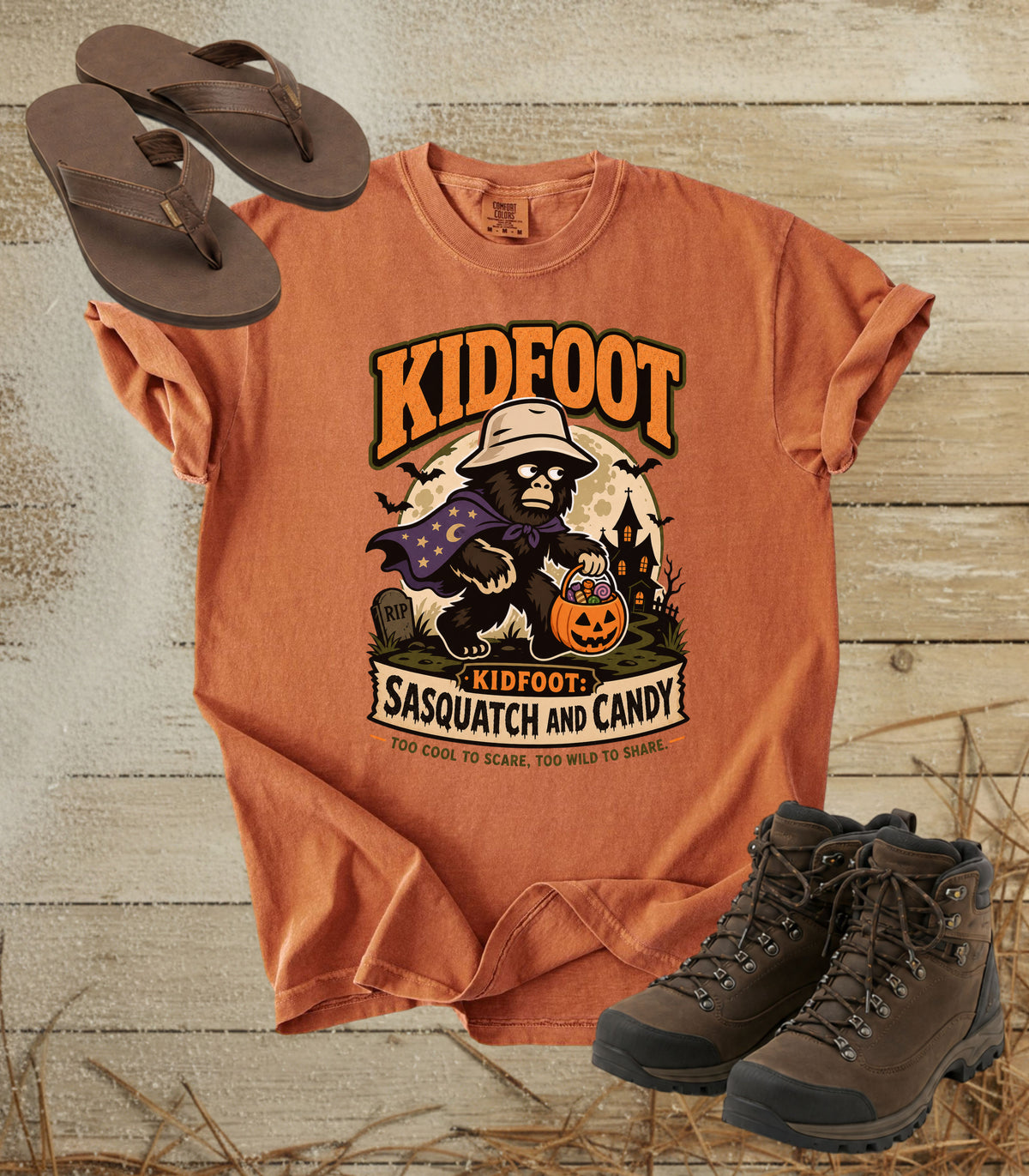 Kidfoot — Sasquatch and Candy Tee