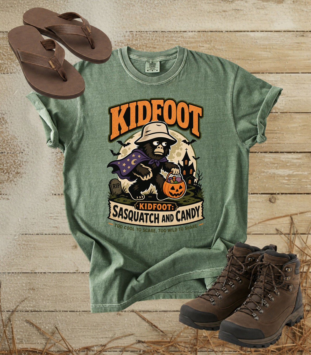 Kidfoot — Sasquatch and Candy Tee