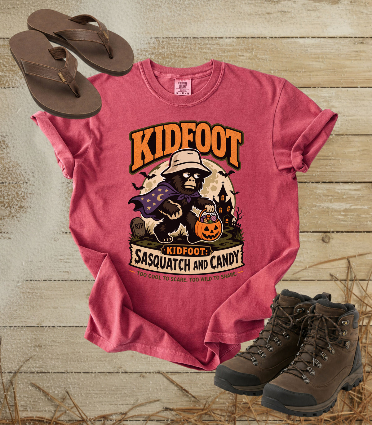 Kidfoot — Sasquatch and Candy Tee