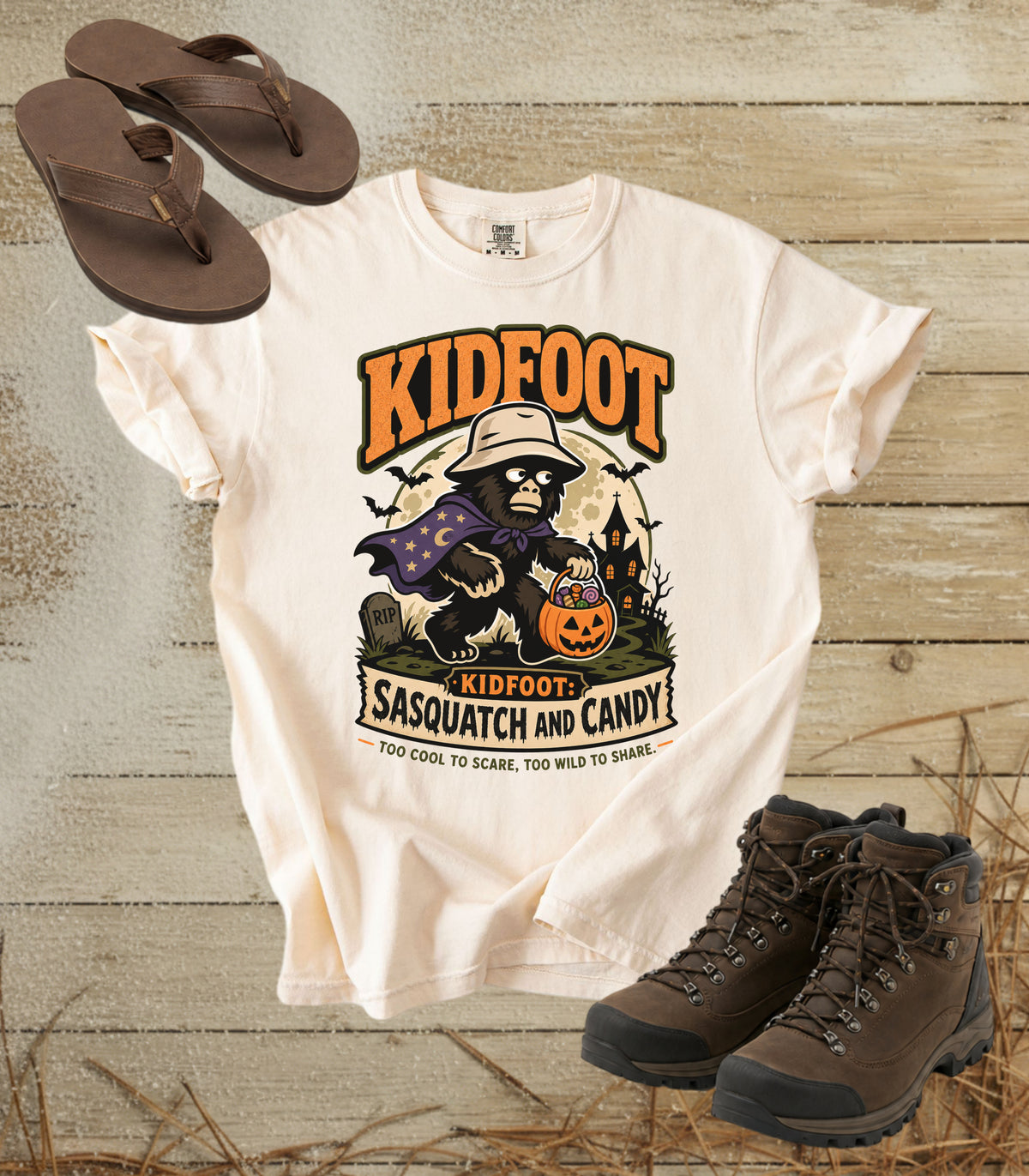 Kidfoot — Sasquatch and Candy Tee