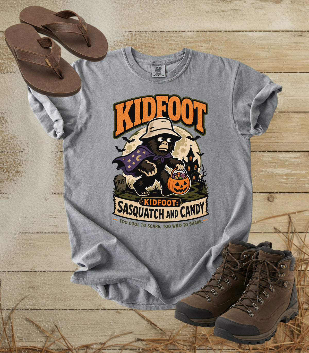 Kidfoot — Sasquatch and Candy Tee