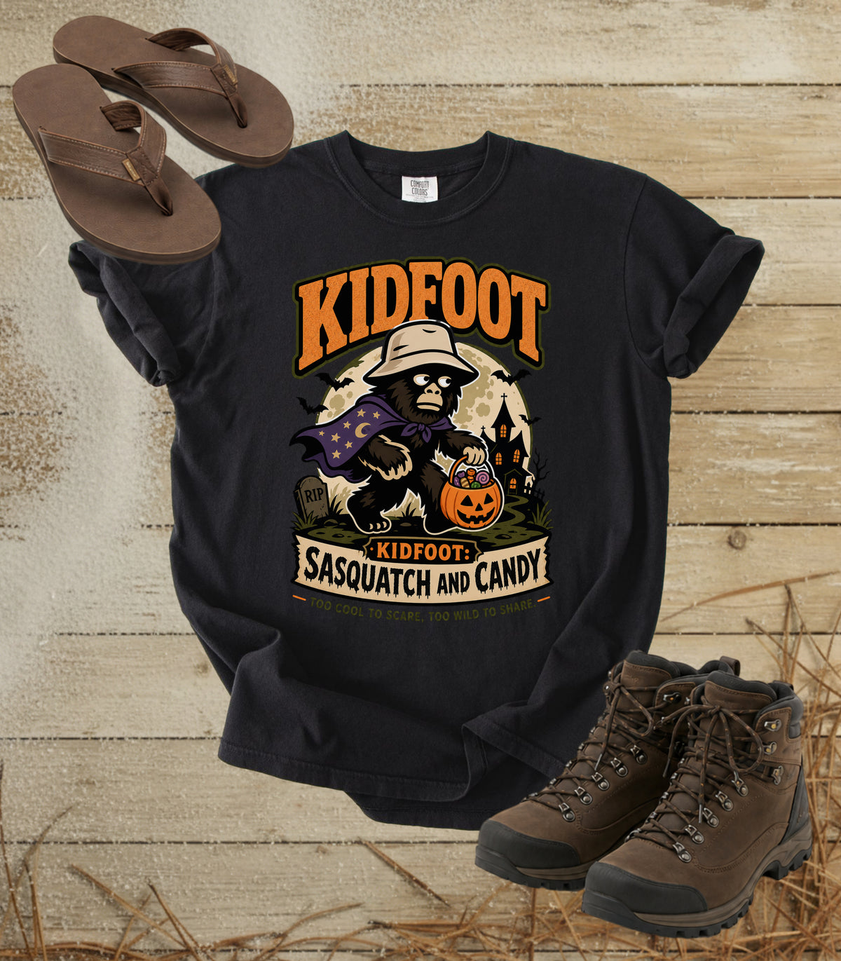 Kidfoot — Sasquatch and Candy Tee