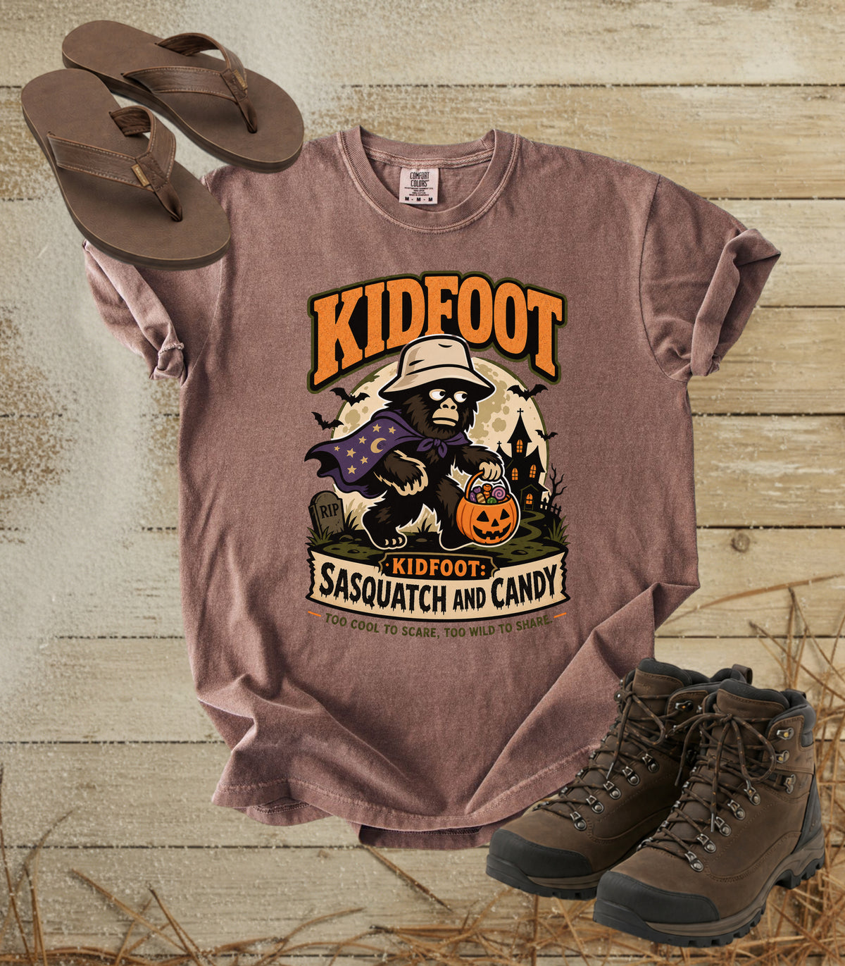 Kidfoot — Sasquatch and Candy Tee