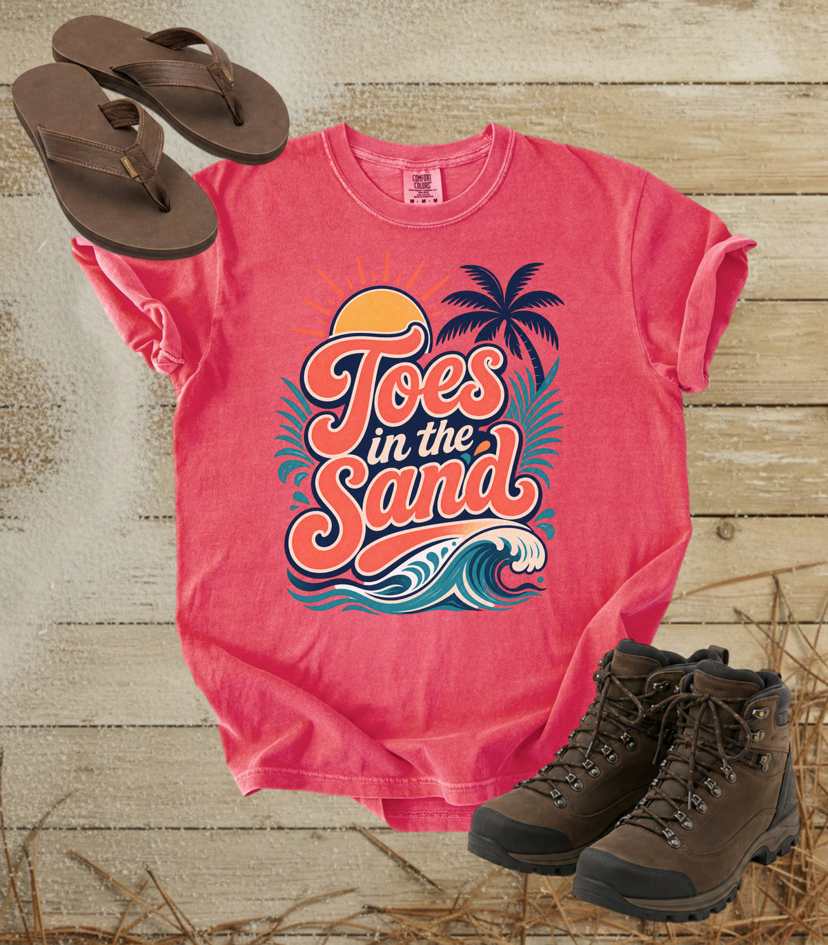 Toes in the Sand Vintage Beach T-Shirt