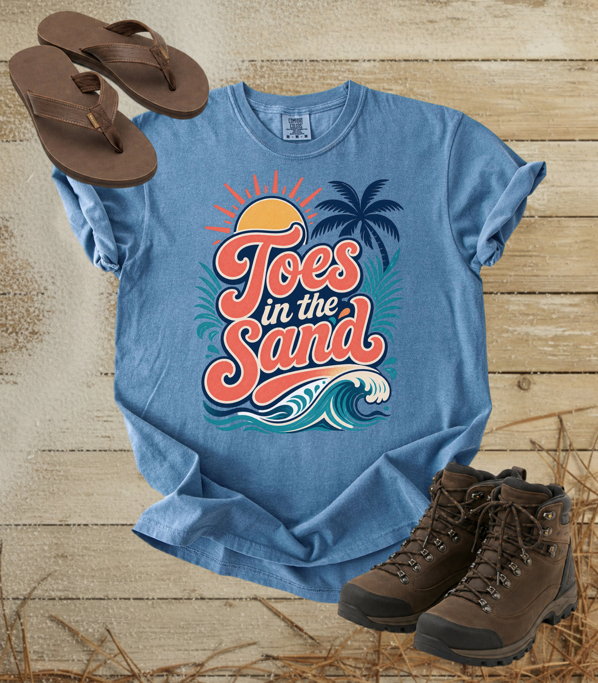 Toes in the Sand Vintage Beach T-Shirt