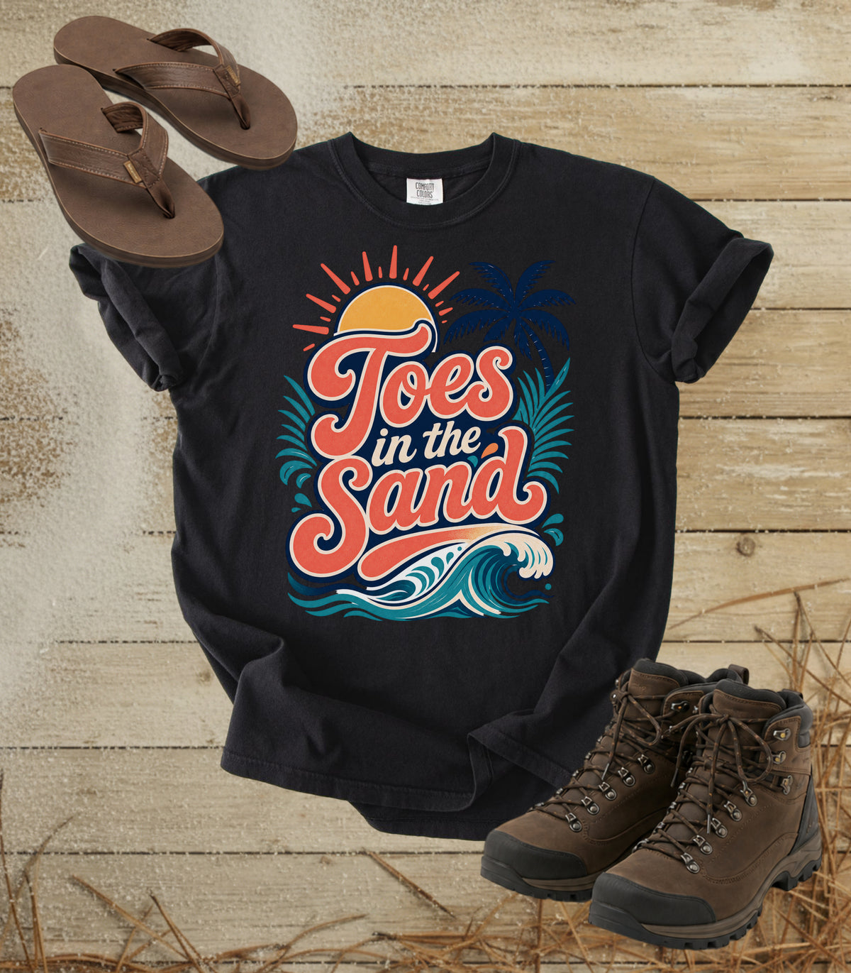 Toes in the Sand Vintage Beach T-Shirt
