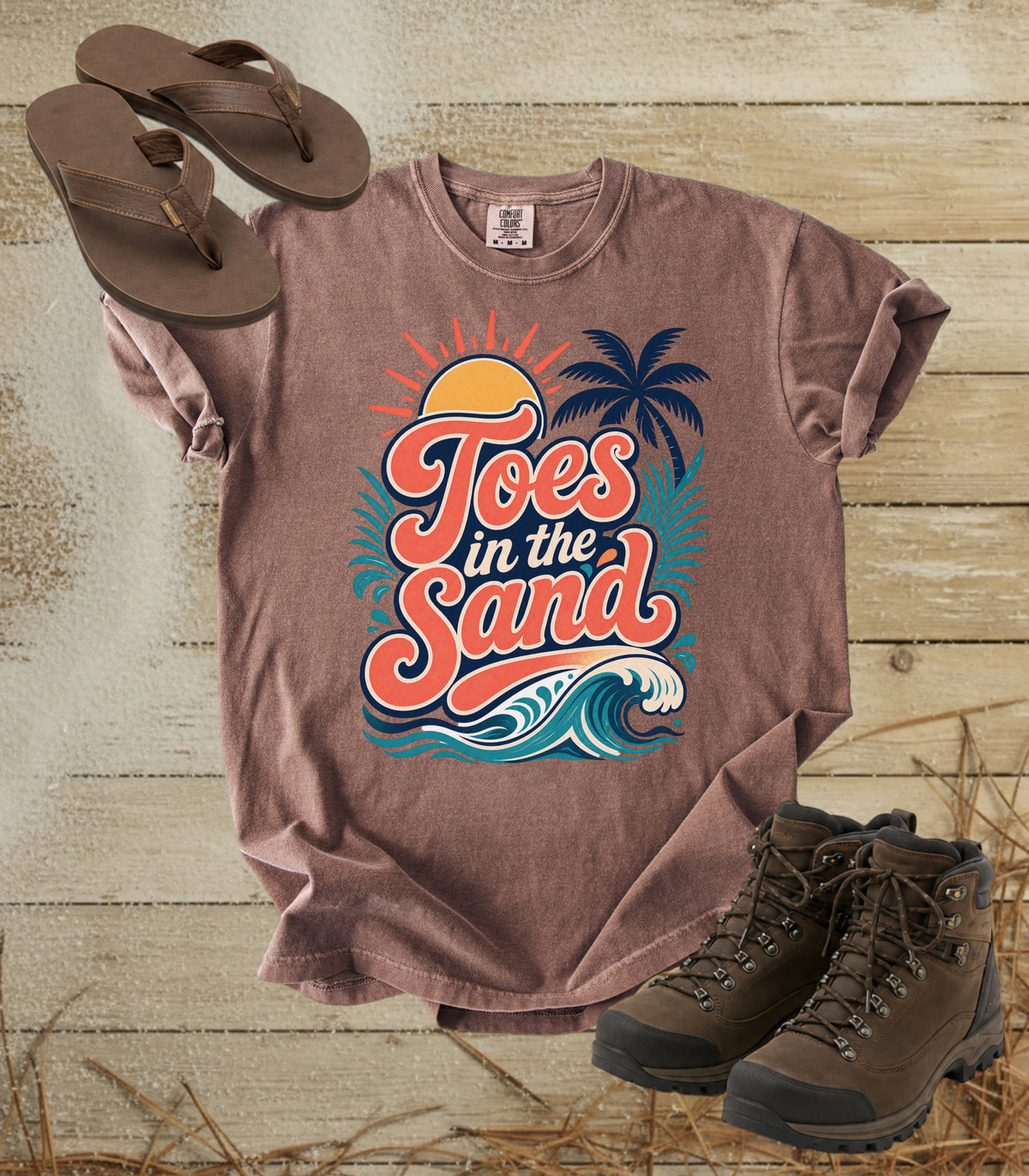 Toes in the Sand Vintage Beach T-Shirt