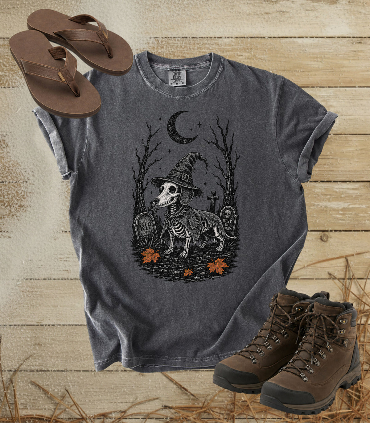 Dachshund Skeleton Tee