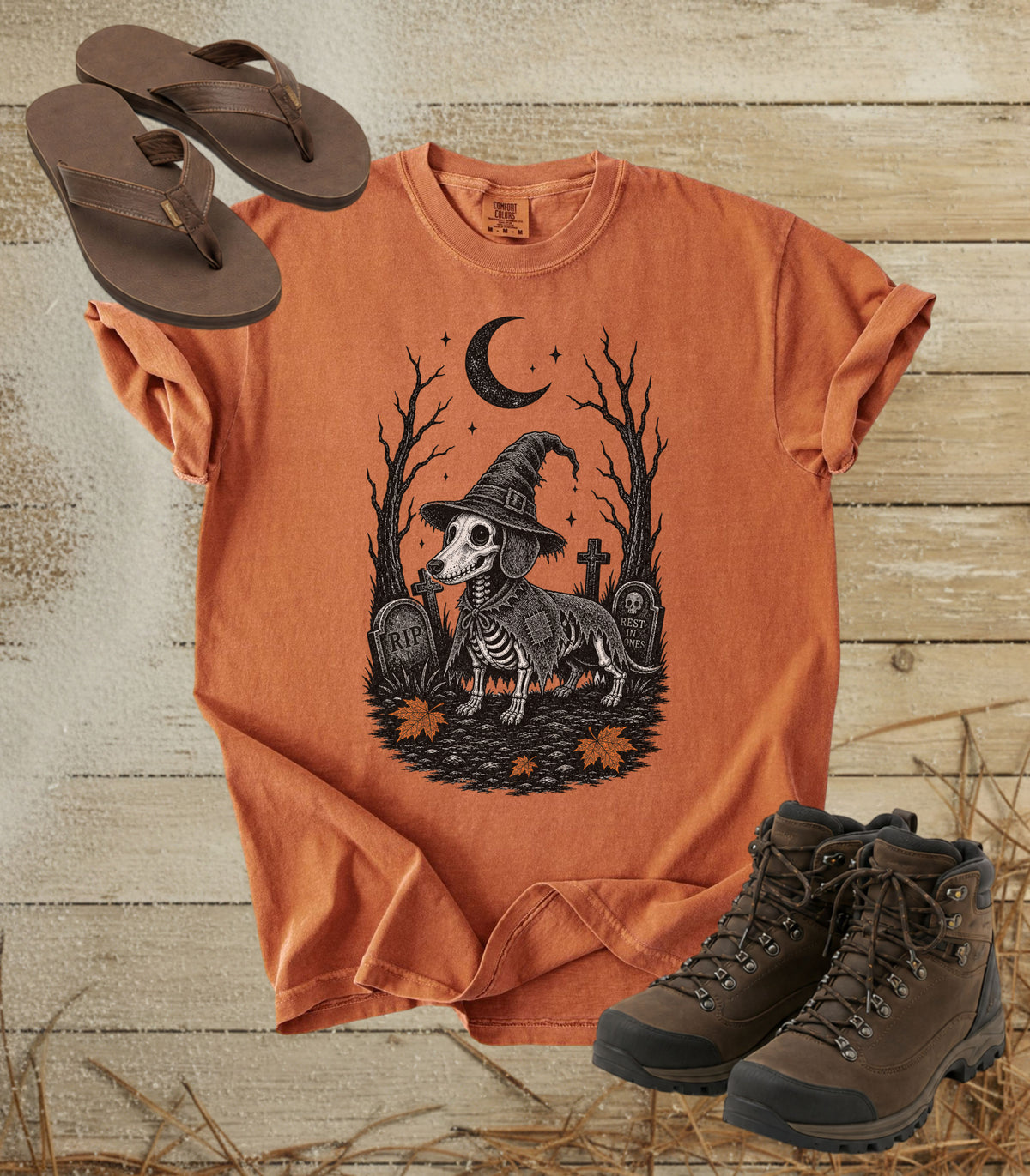 Dachshund Skeleton Tee