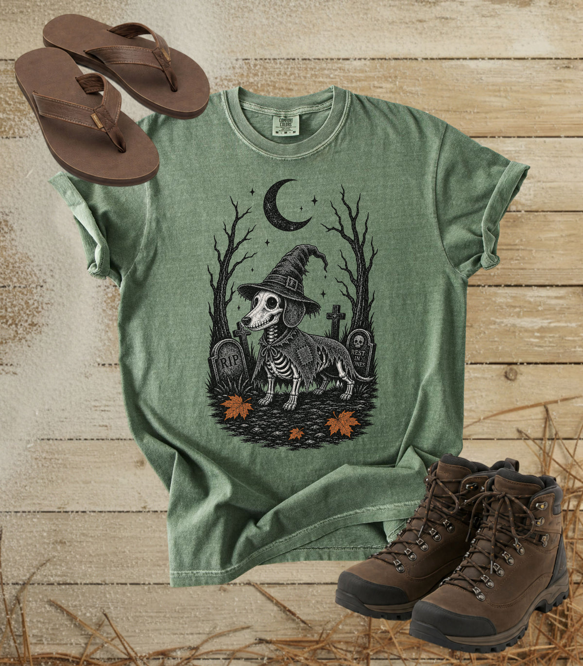 Dachshund Skeleton Tee