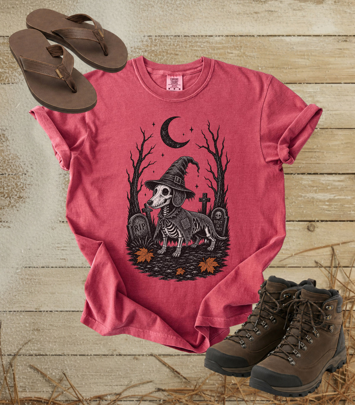 Dachshund Skeleton Tee