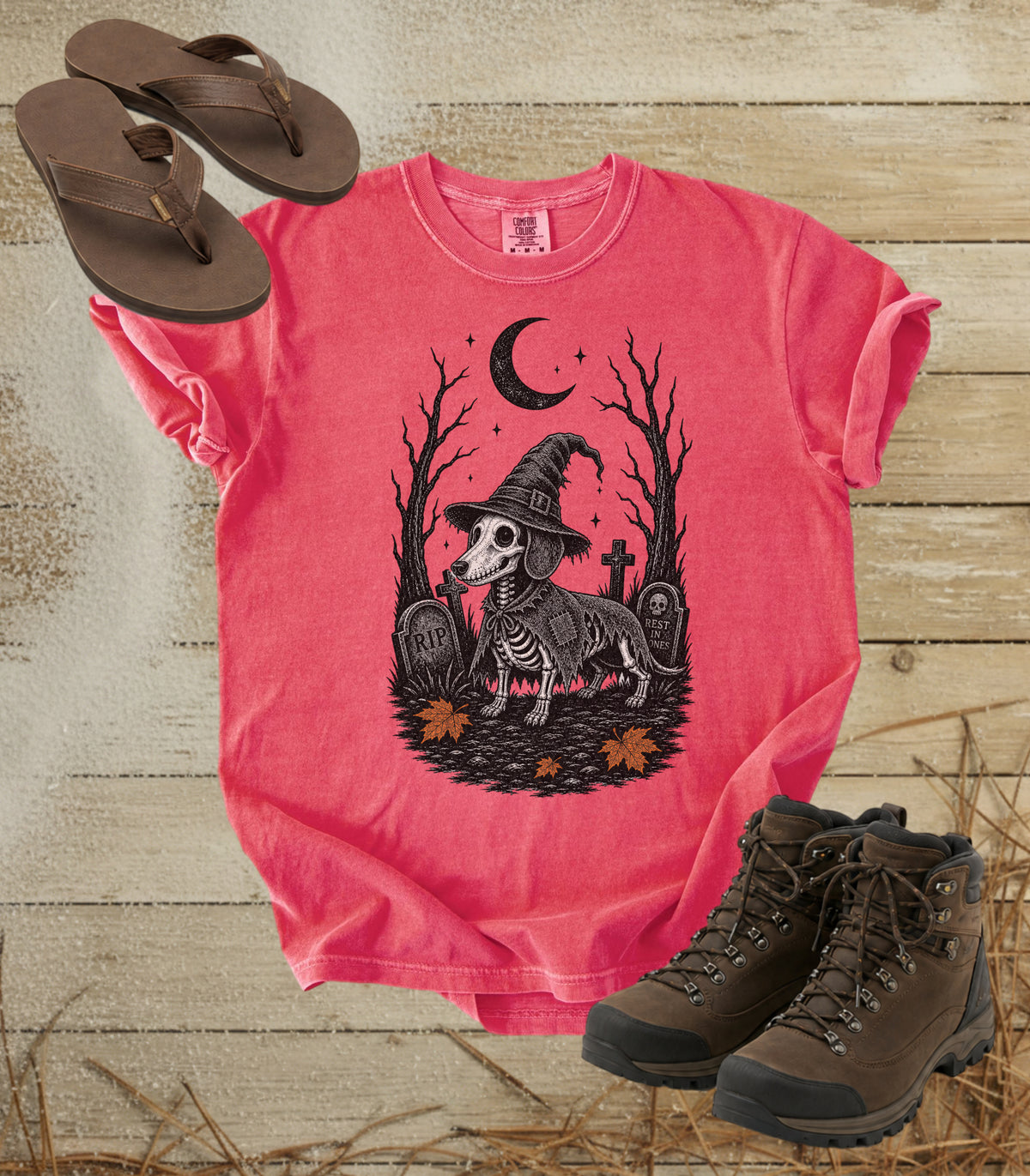 Dachshund Skeleton Tee