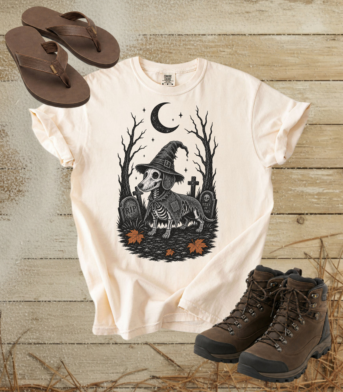 Dachshund Skeleton Tee