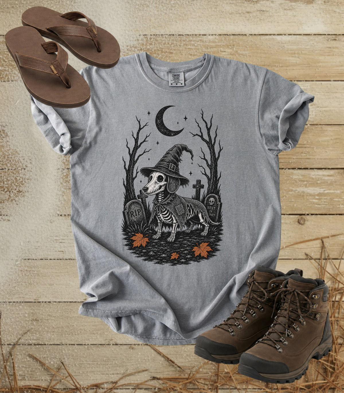 Dachshund Skeleton Tee