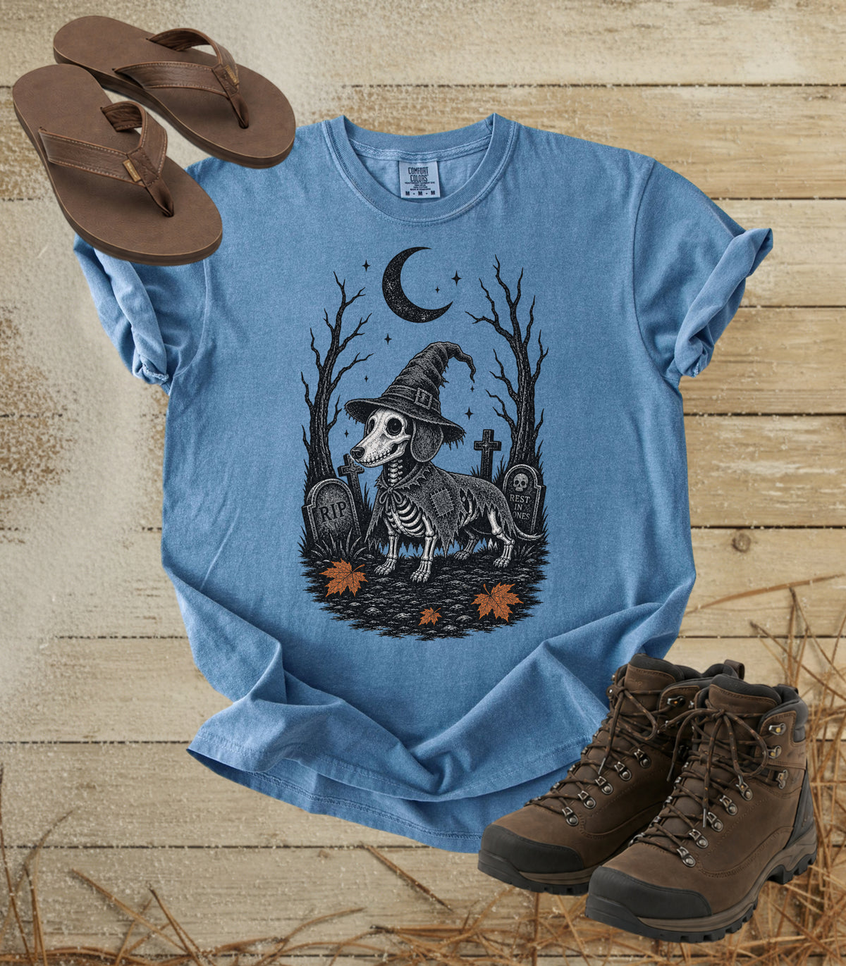 Dachshund Skeleton Tee