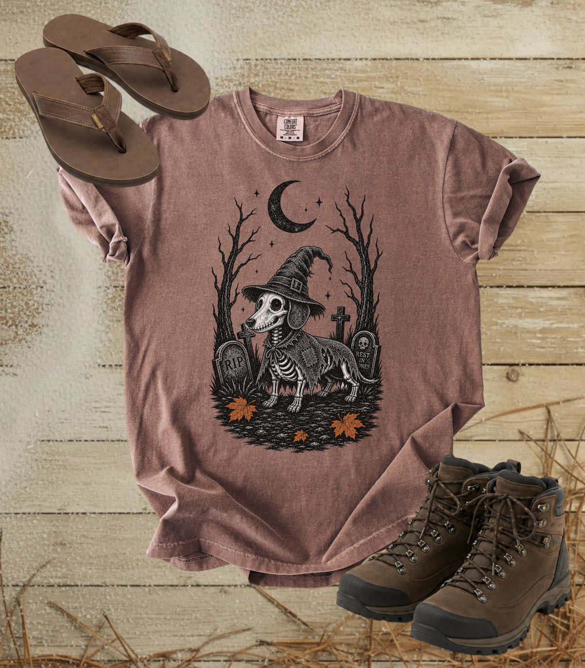 Dachshund Skeleton Tee