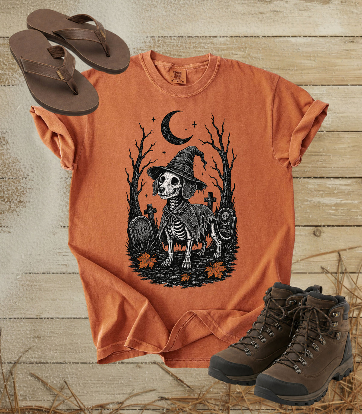 Skeleton Dog Tee