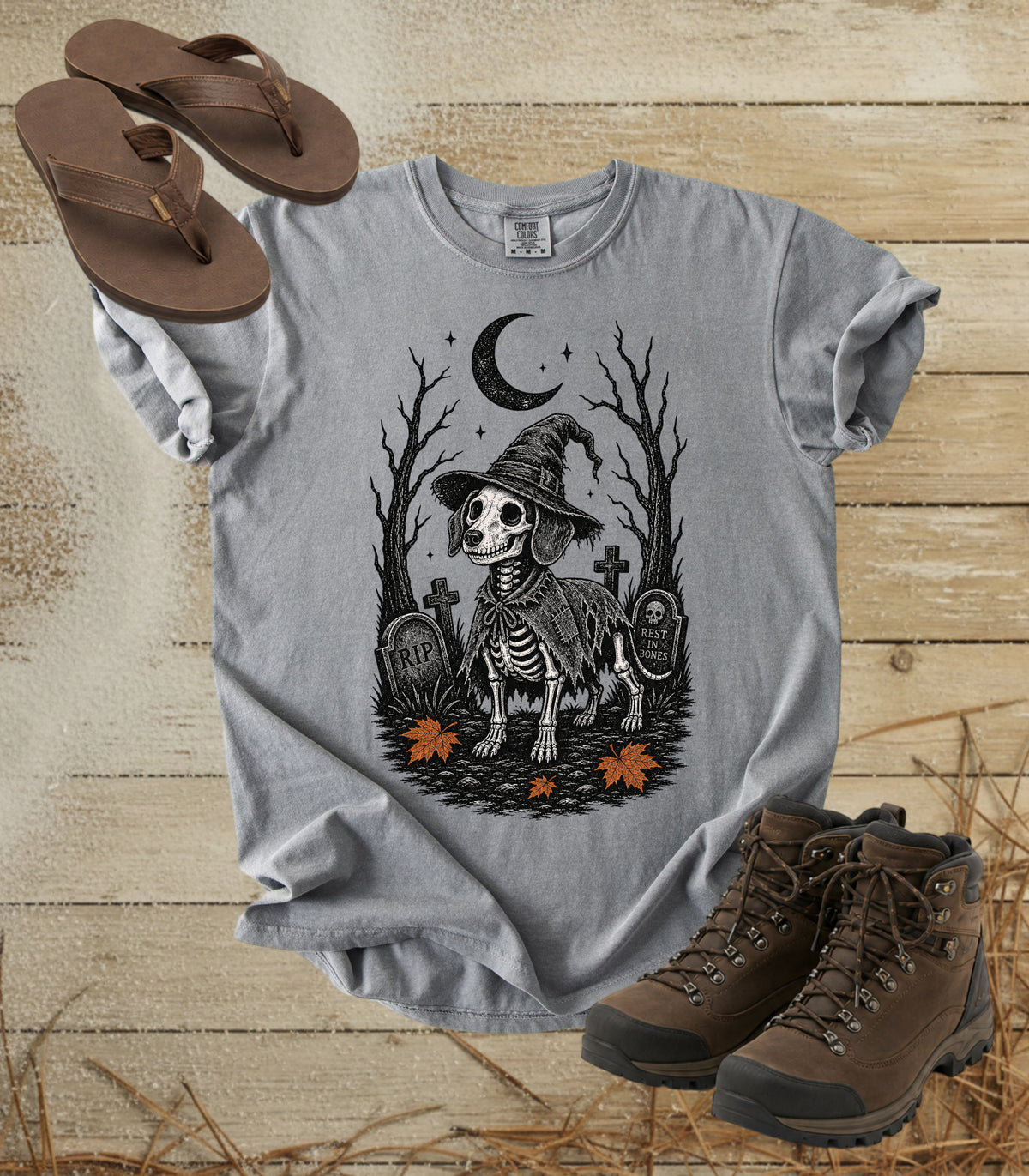 Skeleton Dog Tee