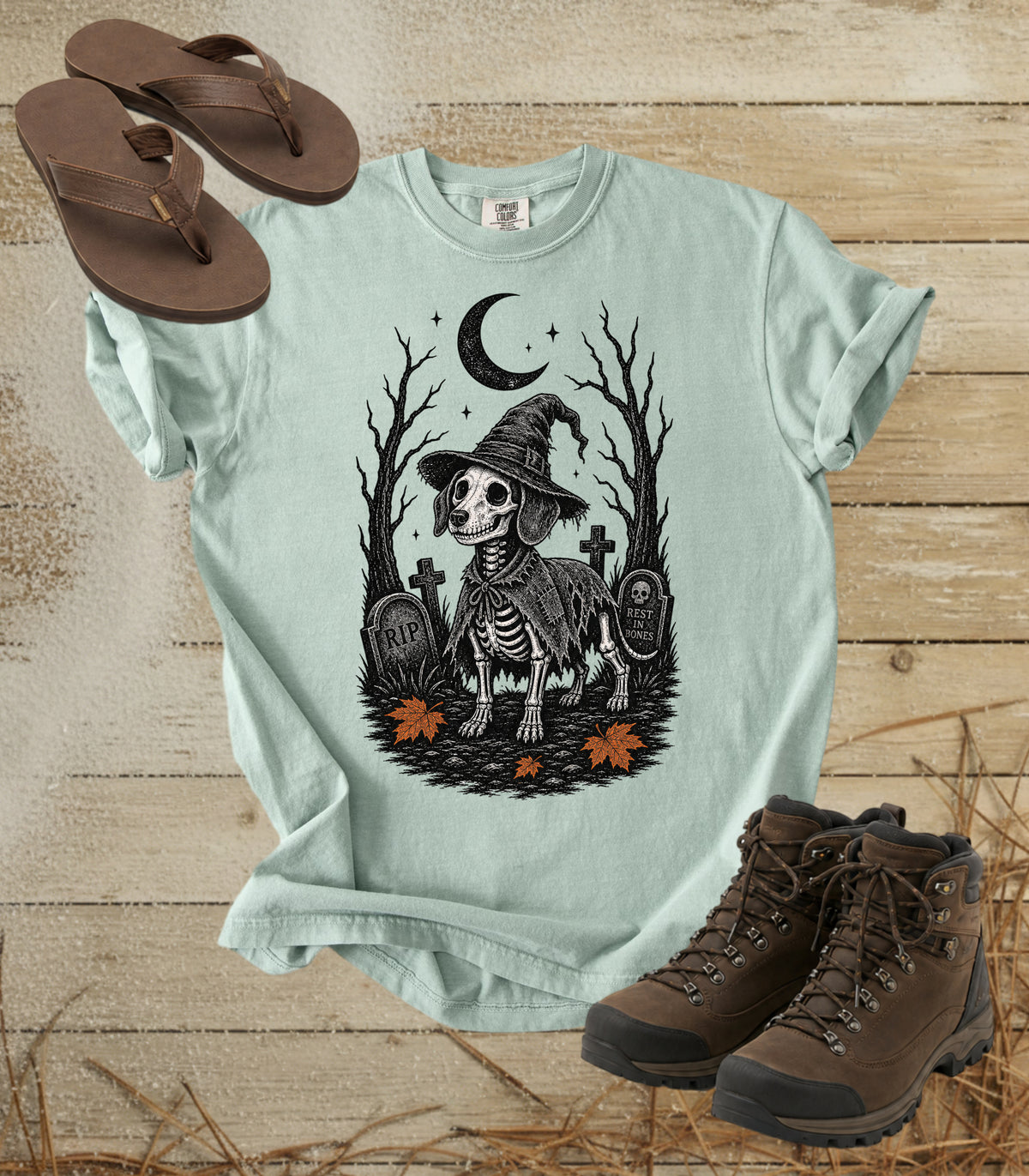 Skeleton Dog Tee
