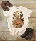Faux Patchwork Halloween Pumpkin Tee