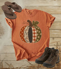 Faux Patchwork Pumpkin Tee