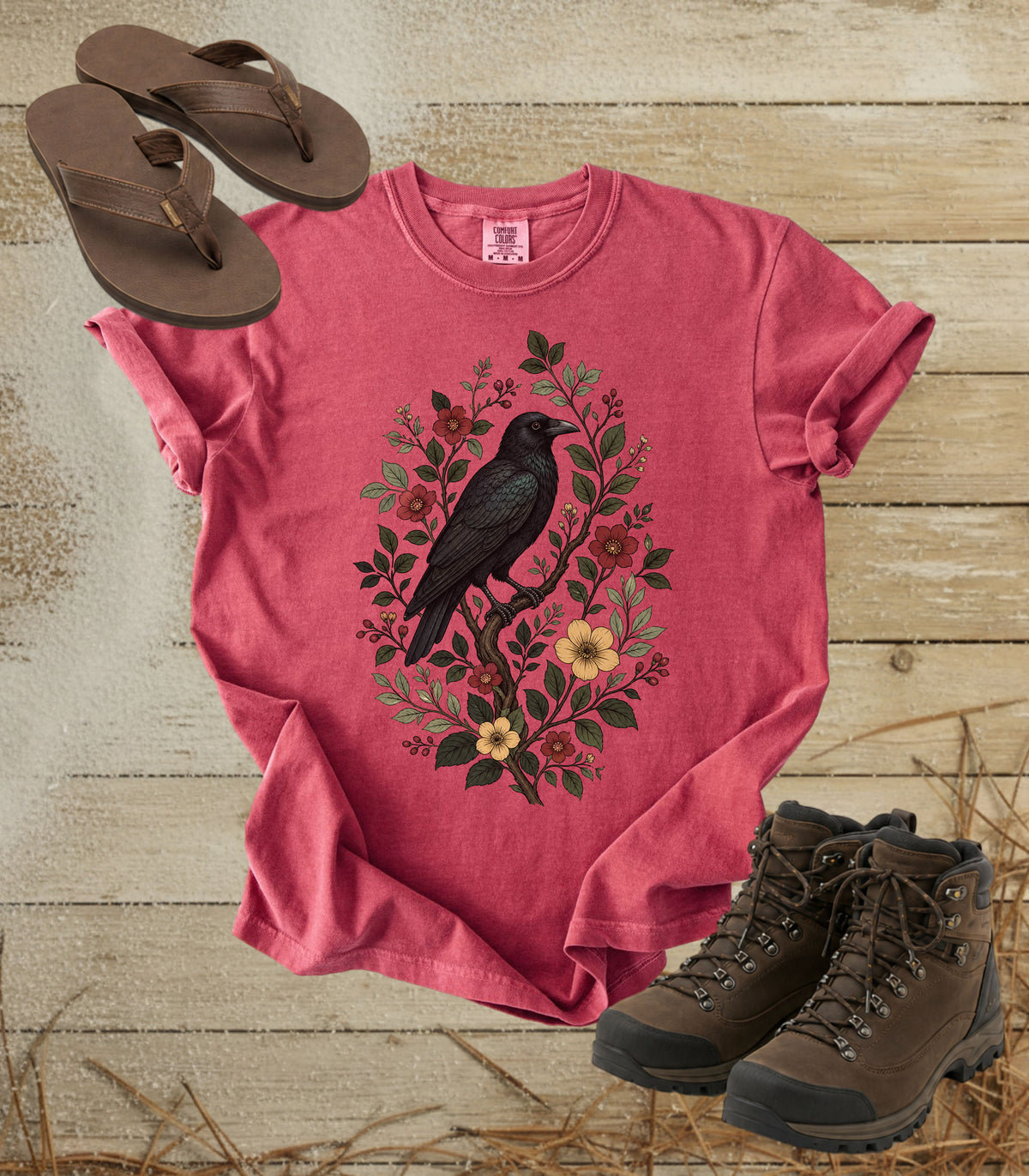 Raven on a Branch Tee