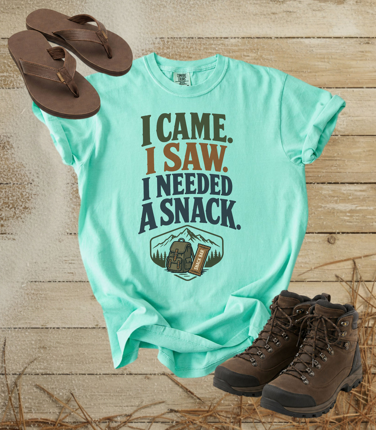 I Came I Saw I Needed a Snack Tee