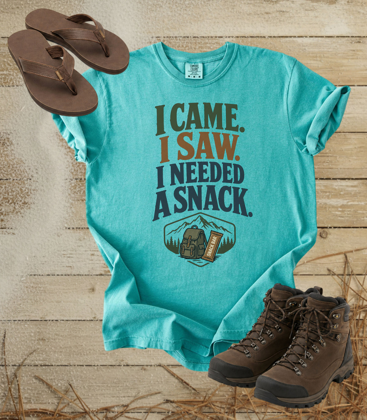 I Came I Saw I Needed a Snack Tee