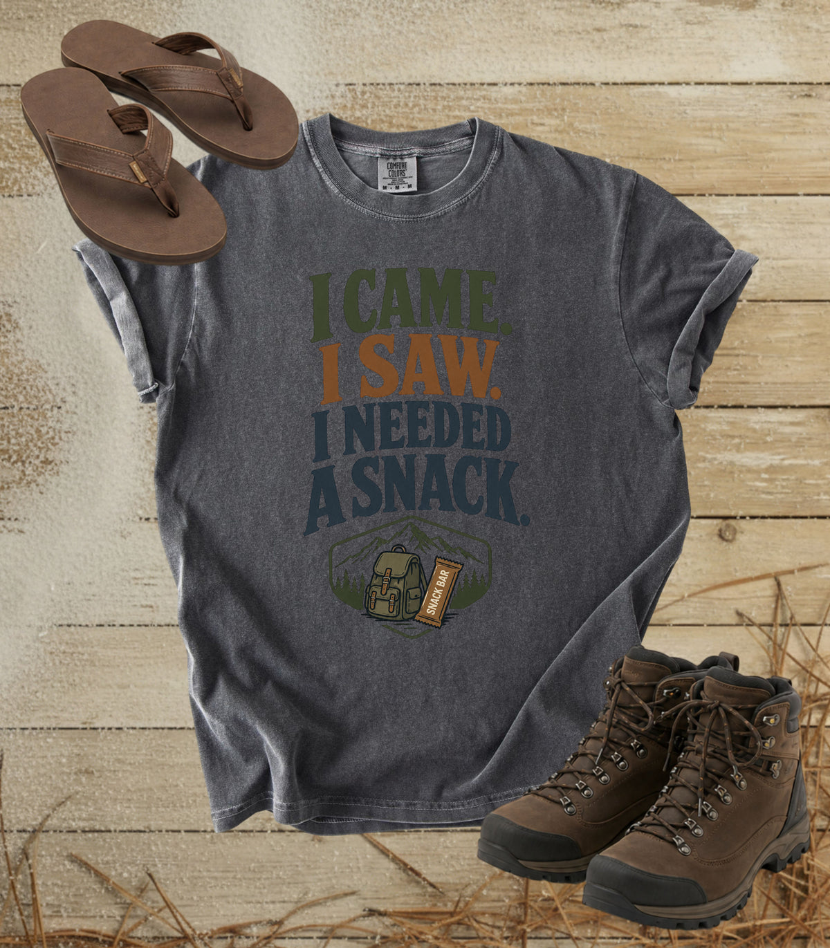 I Came I Saw I Needed a Snack Tee