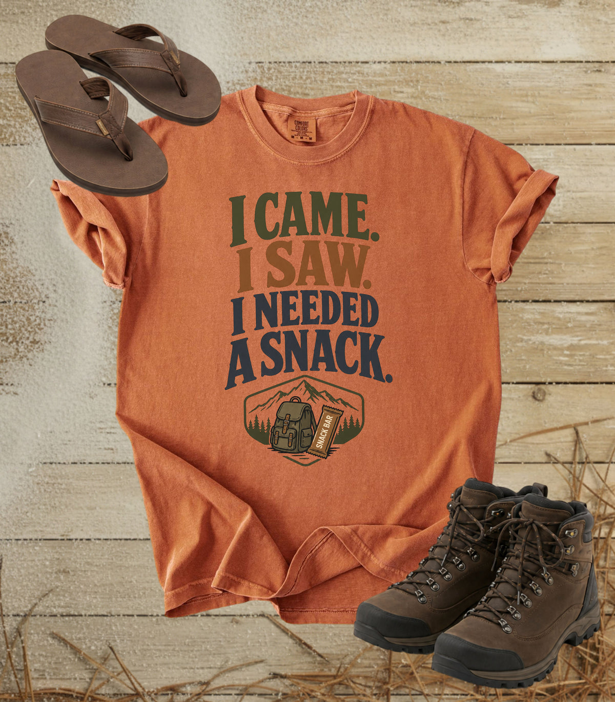 I Came I Saw I Needed a Snack Tee